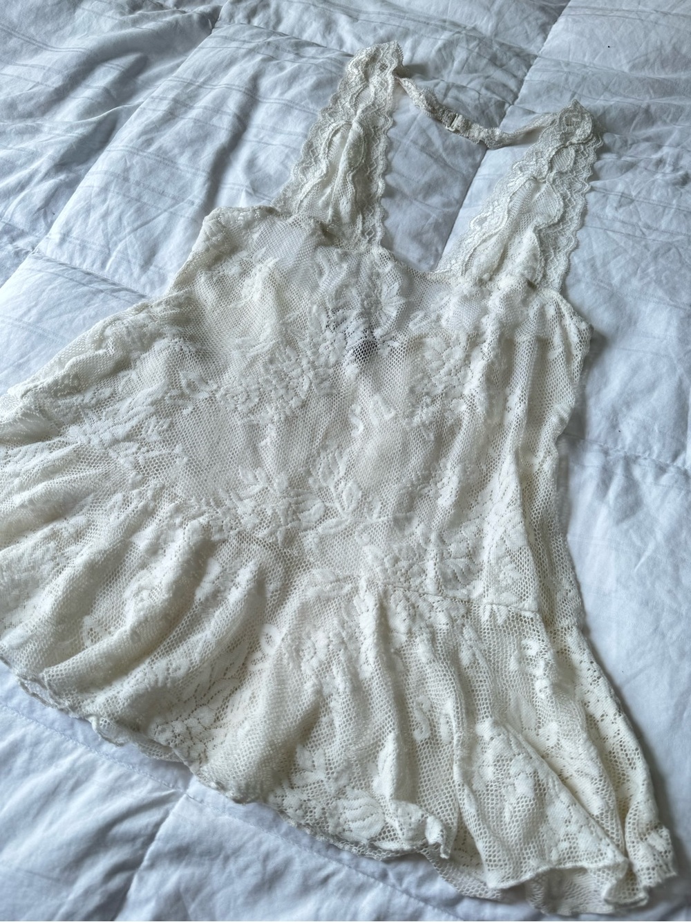 Victoria's Secret Vintage Lace Lingerie Slip Camisole